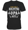 Richtig cooler Opa Herren Premium T-Shirt
