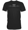 Dart Herzschlag Dartpfeile Darts T-Shirt