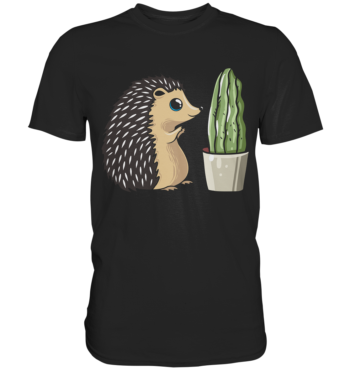 Igel Kaktus Stachel Freundschaft T-Shirt