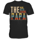 Bester Papa Ever Vatertag Geschenk Retro Vater T-Shirt