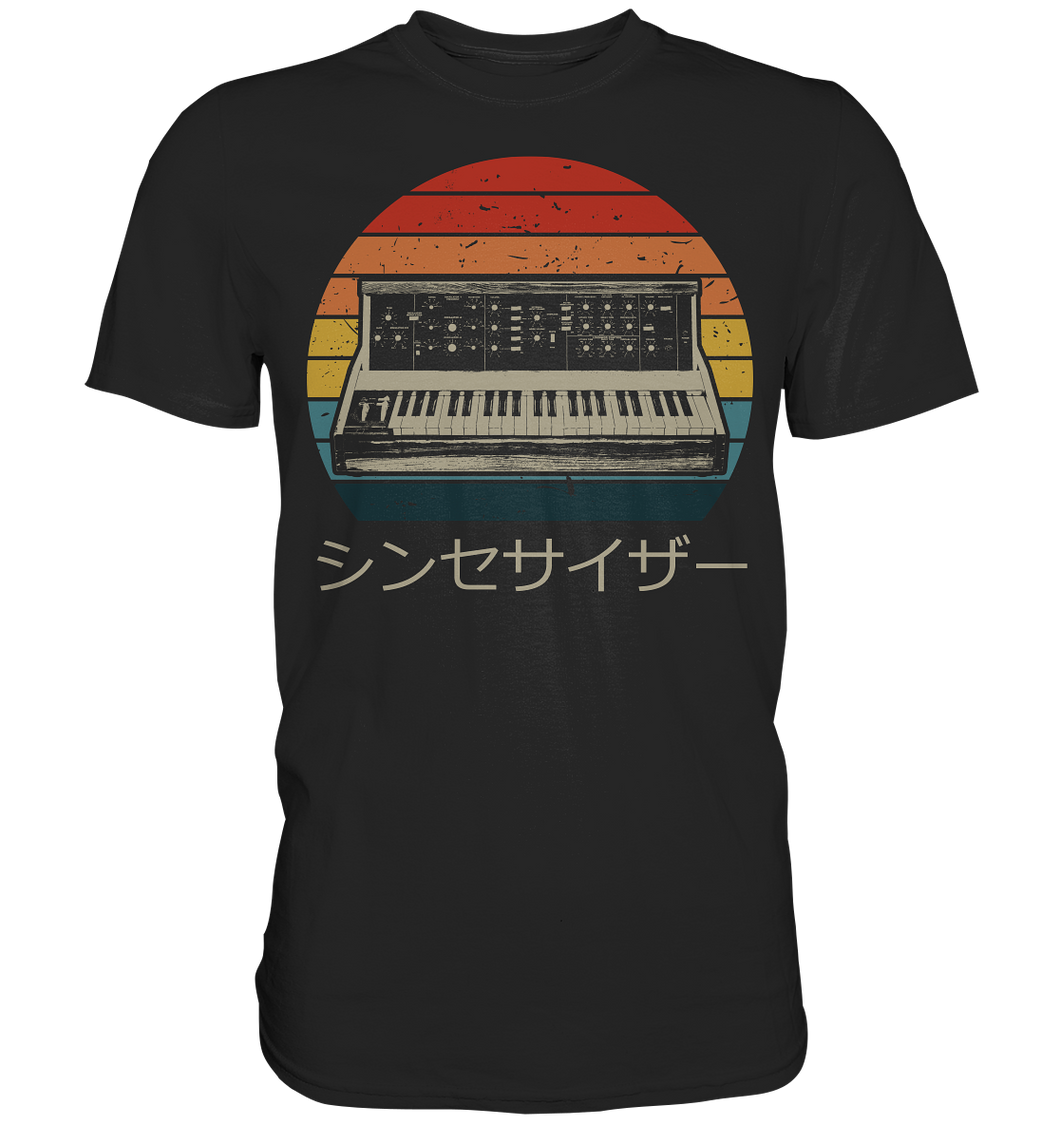 Retro Modular Synthesizer Musikproduzent Analog Japan T-Shirt
