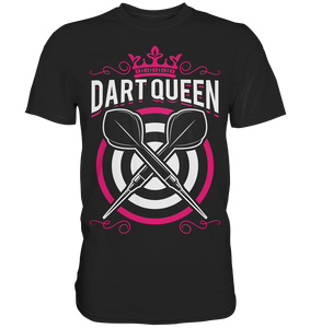 Dart Queen Darts Pfeil Dartscheibe Mädchen T-Shirt