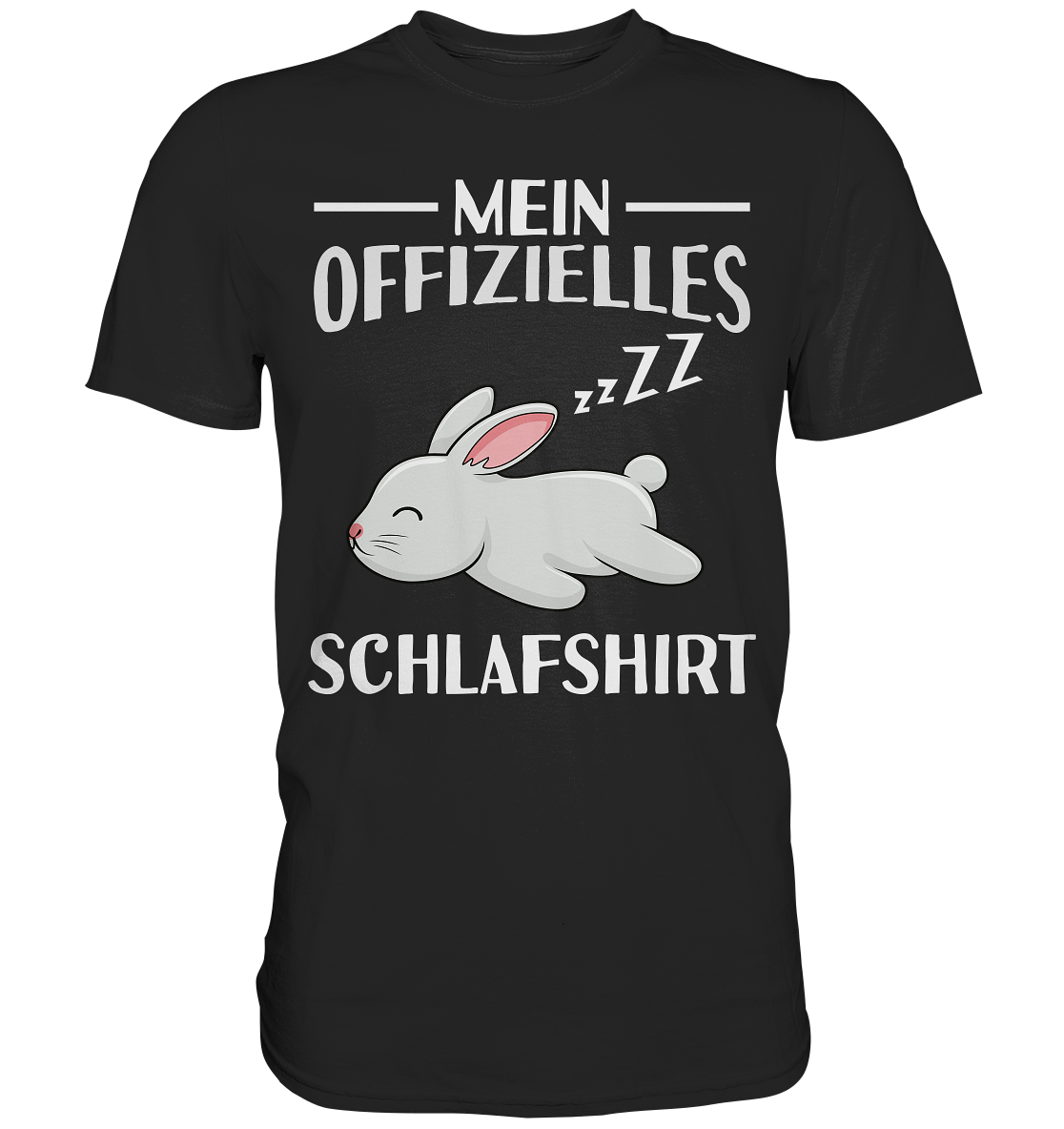 Offizielles Schlafshirt Nachthemd Schlafanzug Pyjama Hase T-Shirt