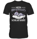 Offizielles Schlafshirt Nachthemd Schlafanzug Pyjama Schlafen Katze T-Shirt