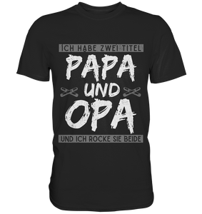 Opa rockt Herren Premium T-Shirt