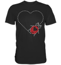 Marienkäfer Herz Insekten T-Shirt