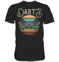 Vintage Dartpfeile Sunset Darts T-Shirt