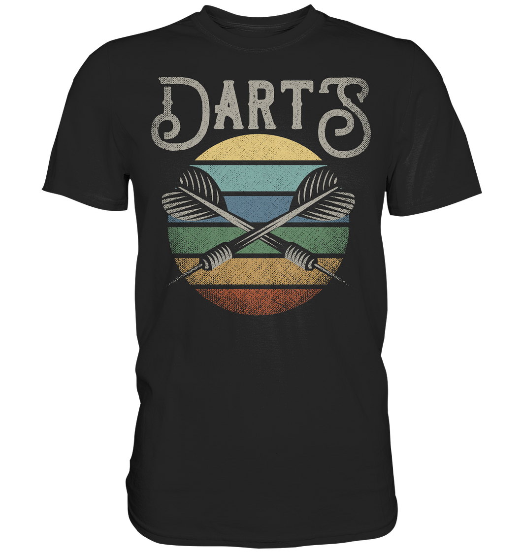 Vintage Dartpfeile Sunset Darts T-Shirt
