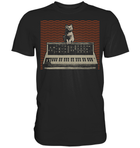 Analog Modular Synthesizer Katze Musikproduzent T-Shirt