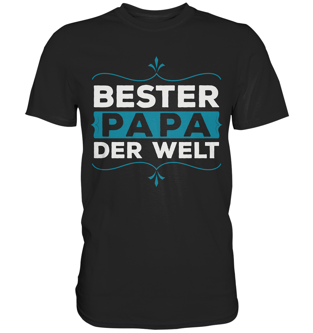 Vatertag Geschenk Vater Bester Papa der Welt T-Shirt