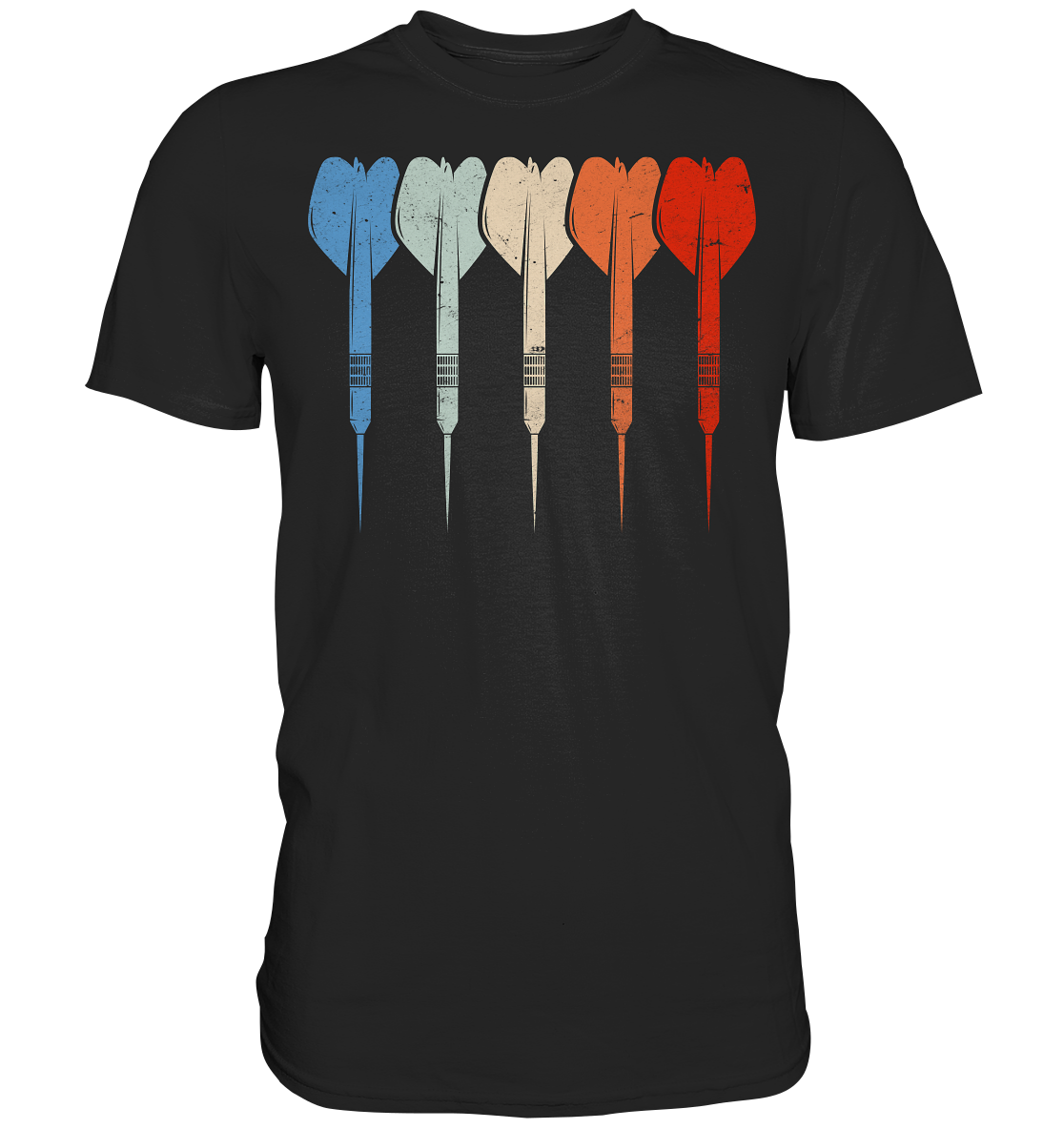 Vintage Darts Retro Dartpfeile T-Shirt