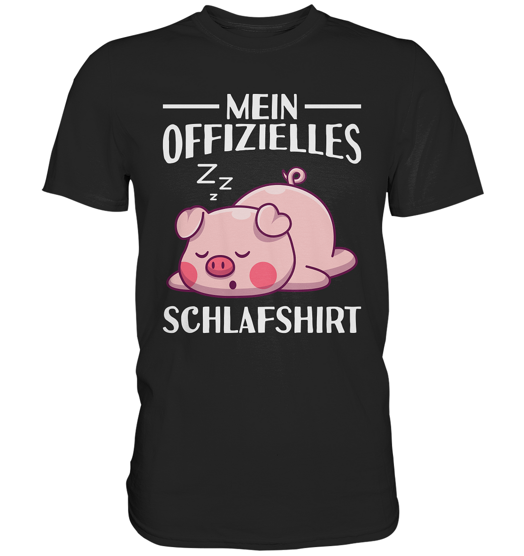 Offizielles Schlafshirt Nachthemd Schlafanzug Pyjama Schweinchen T-Shirt