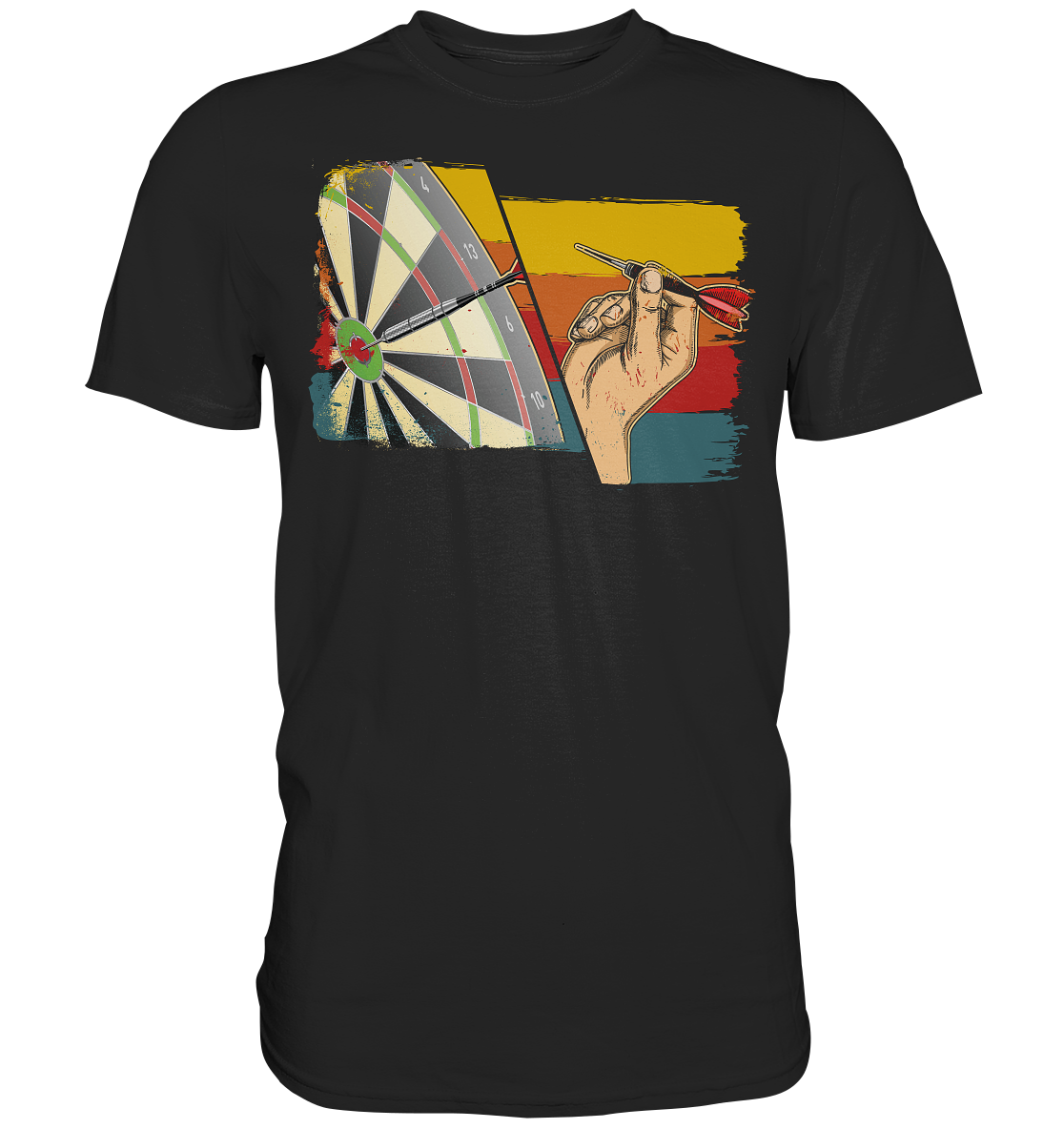 Dartpfeil Triple Dartscheibe Bullseye Darts T-Shirt