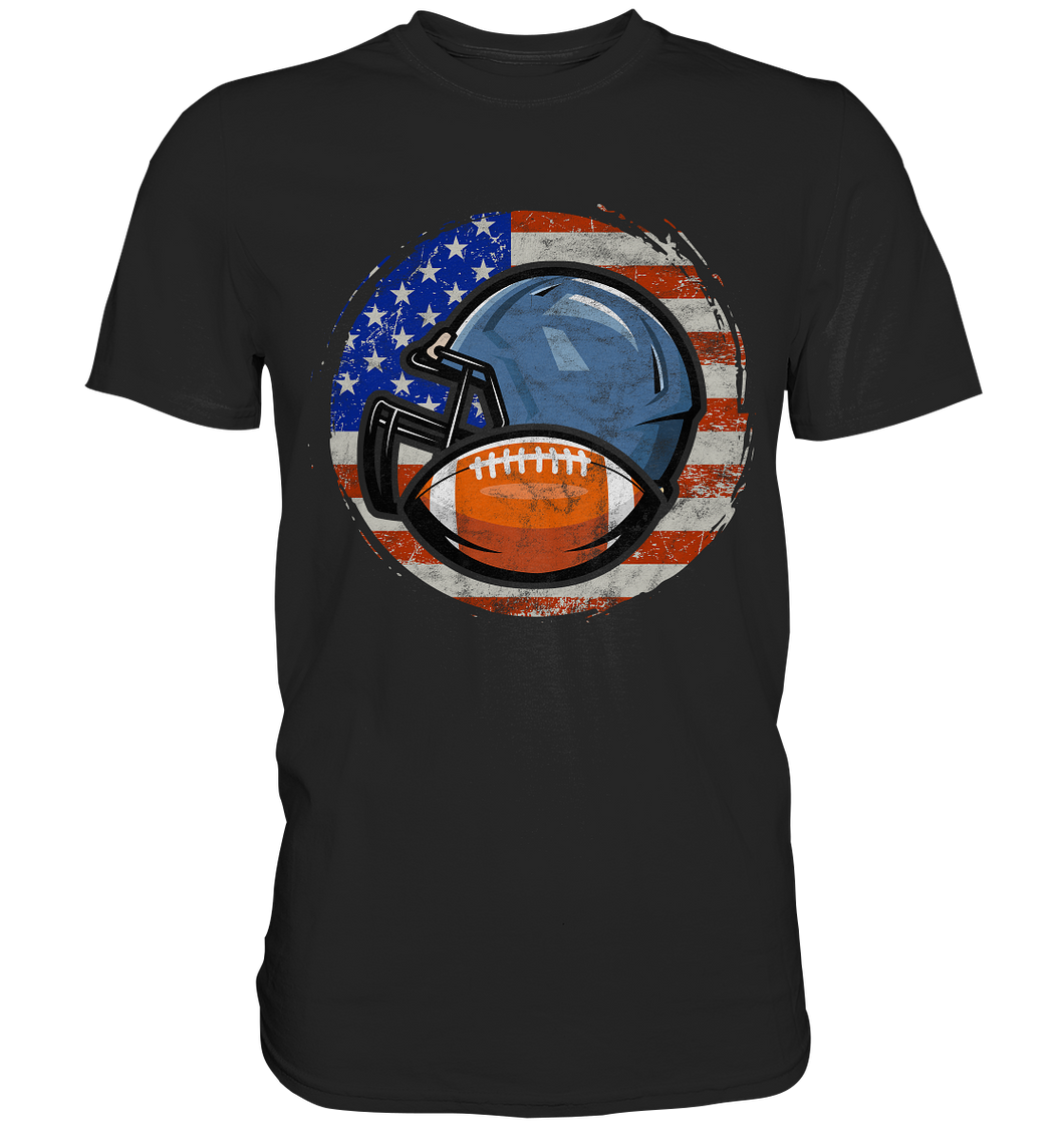 American Football USA Helm T-Shirt