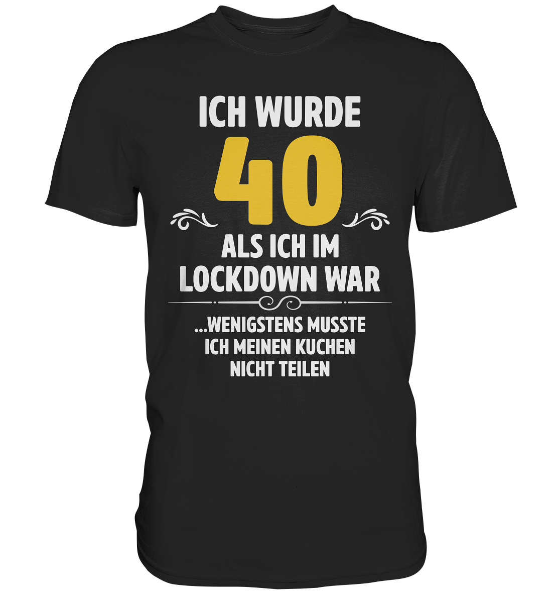 Lockdown personalisiertes Männer Frauen Geburtstag T-Shirt mit Wunschzahl