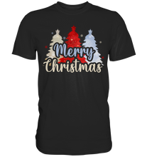 Laden Sie das Bild in den Galerie-Viewer, Weihnachtsshirt Merry Christmas Weihnachtsbaum Weihnachtsoutfit T-Shirt
