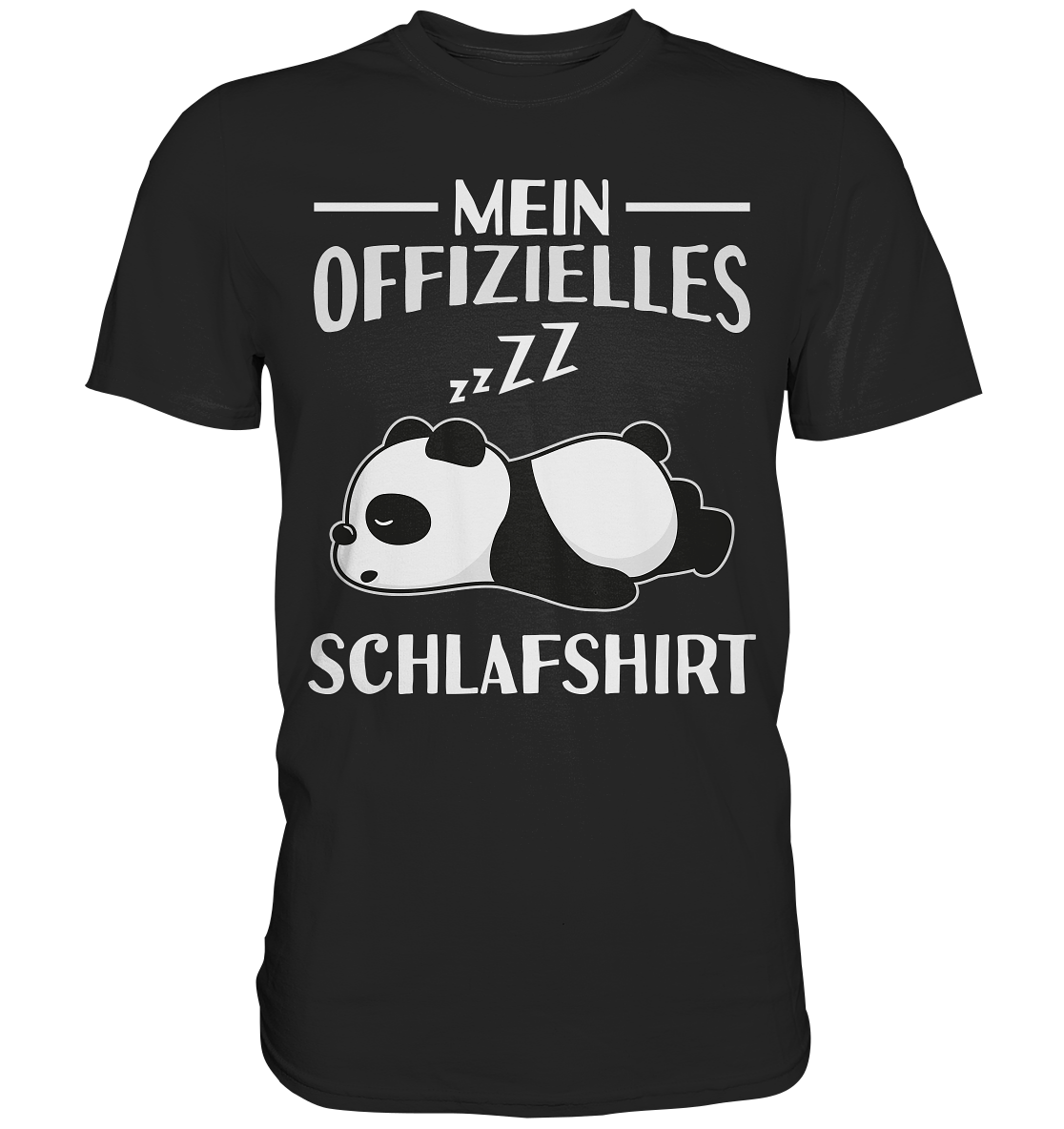 Offizielles Schlafshirt Nachthemd Schlafanzug Pyjama Panda T-Shirt