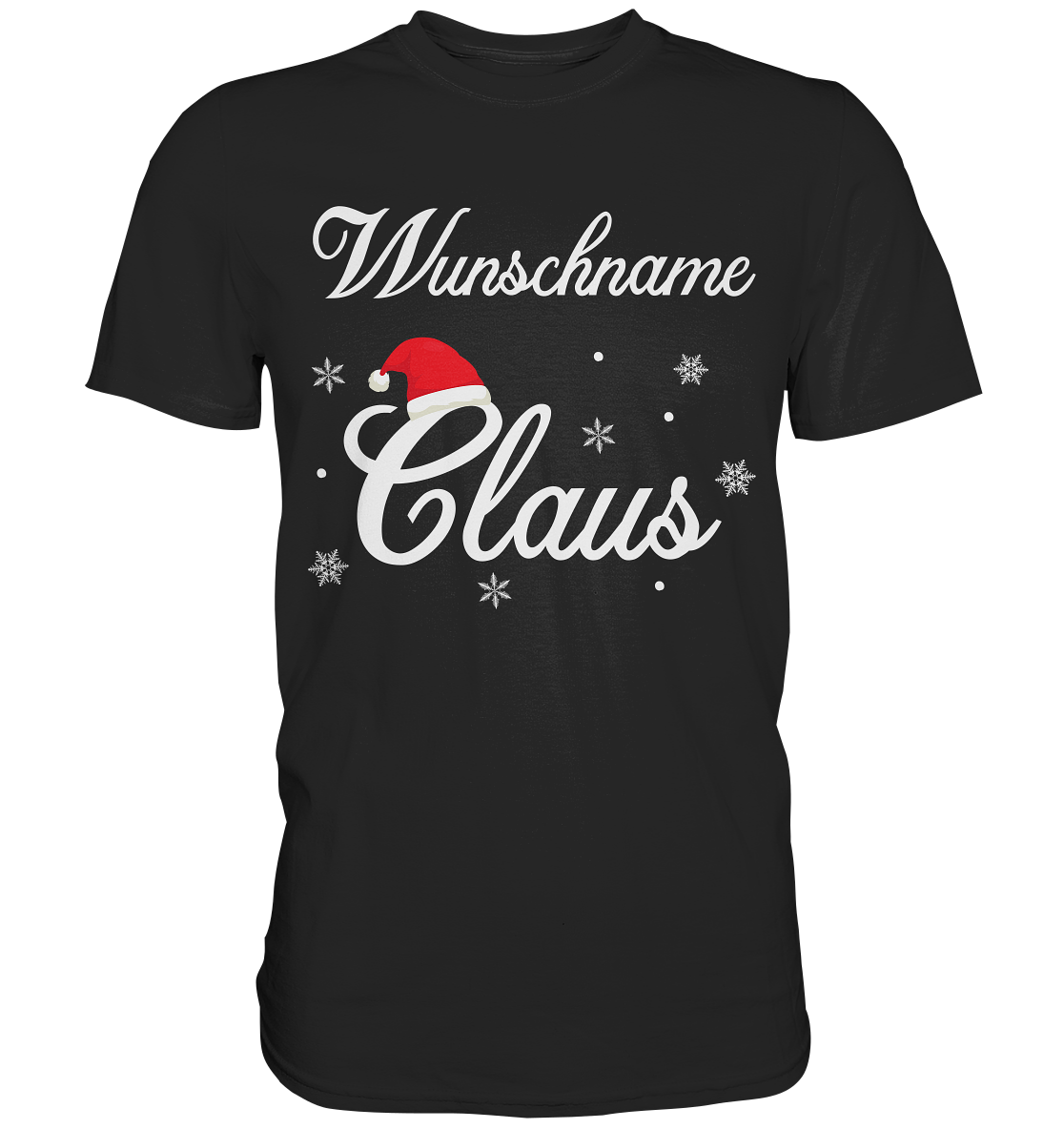 Personalisiertes Weihnachtsoutfit Xmas Familie Weihnachten Santa Claus T-Shirt