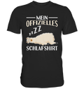 Offizielles Schlafshirt Nachthemd Schlafanzug Pyjama Alpaka Lama T-Shirt