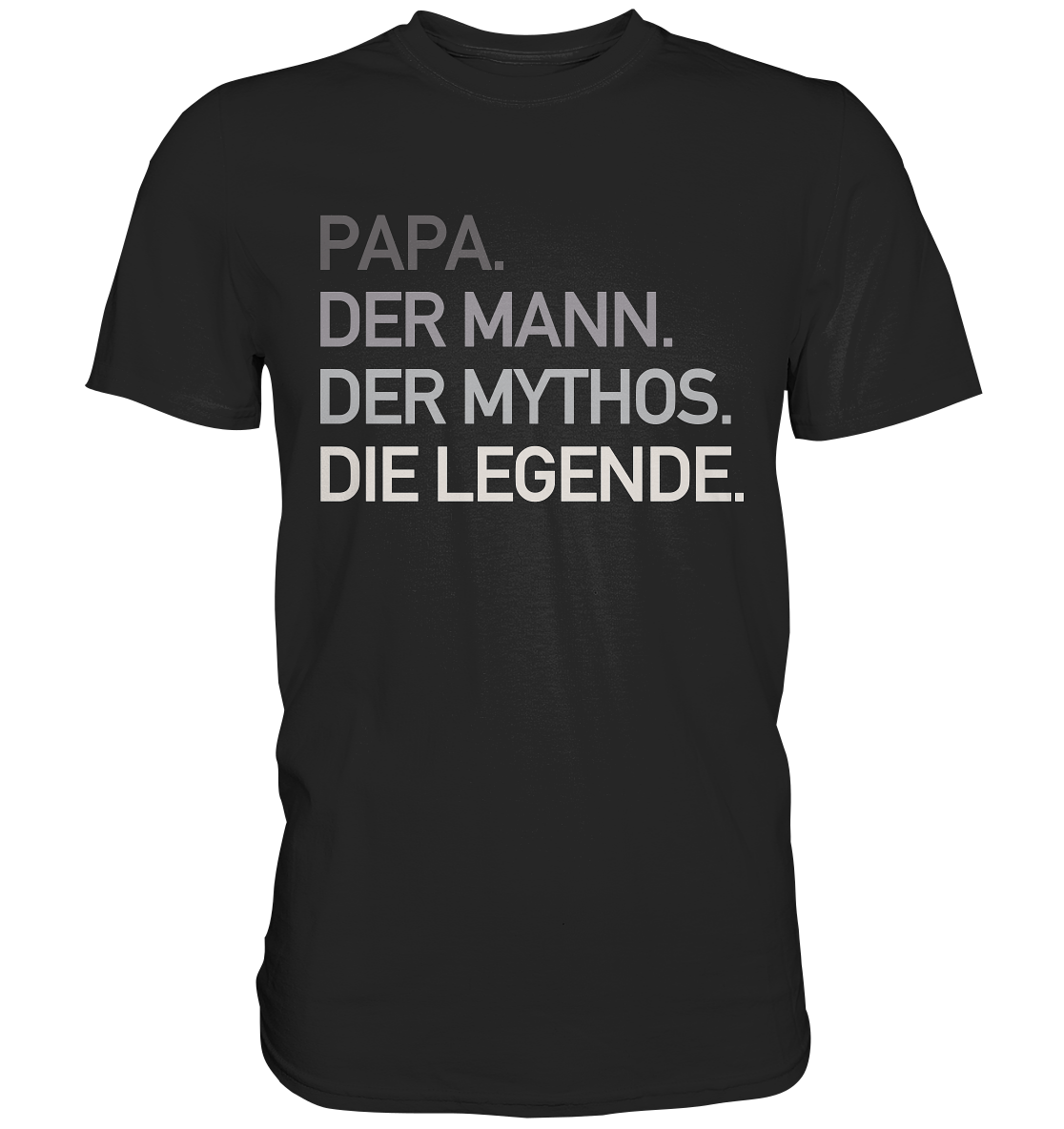 Papa Mann Mythos Legende T-Shirt Vatertag Geschenkidee