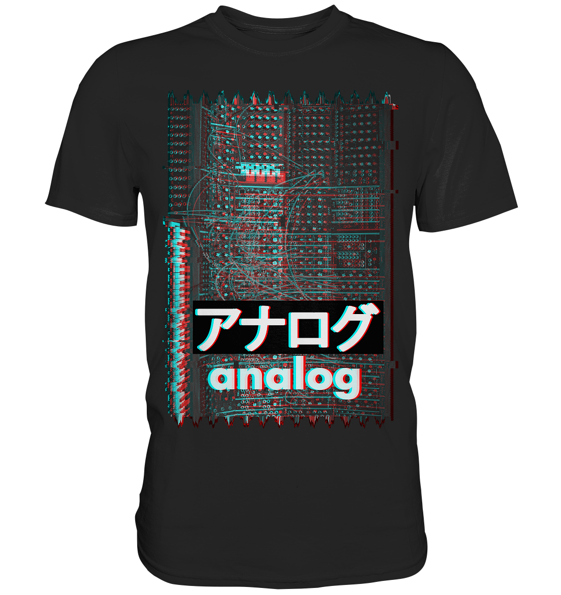 Synthesizer Glitch Japan Analog Modular Synth T-Shirt