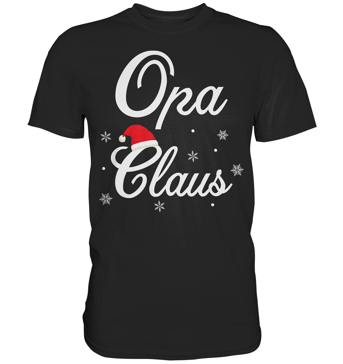 Opa Claus Familie Weihnachtsoutfit Xmas Weihnachten Weihnachtsmann T-Shirt