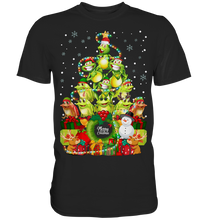Laden Sie das Bild in den Galerie-Viewer, Weihnachten Frösche Weihnachtsbaum Frosch Weihnachtsoutfit T-Shirt
