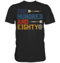 Darts Sport Dartpfeile Turnier Einhundertachtzig 180 Dart T-Shirt