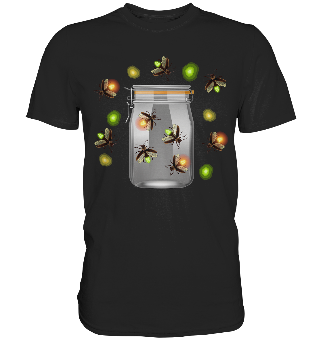 Glühwürmchen Camping T-Shirt