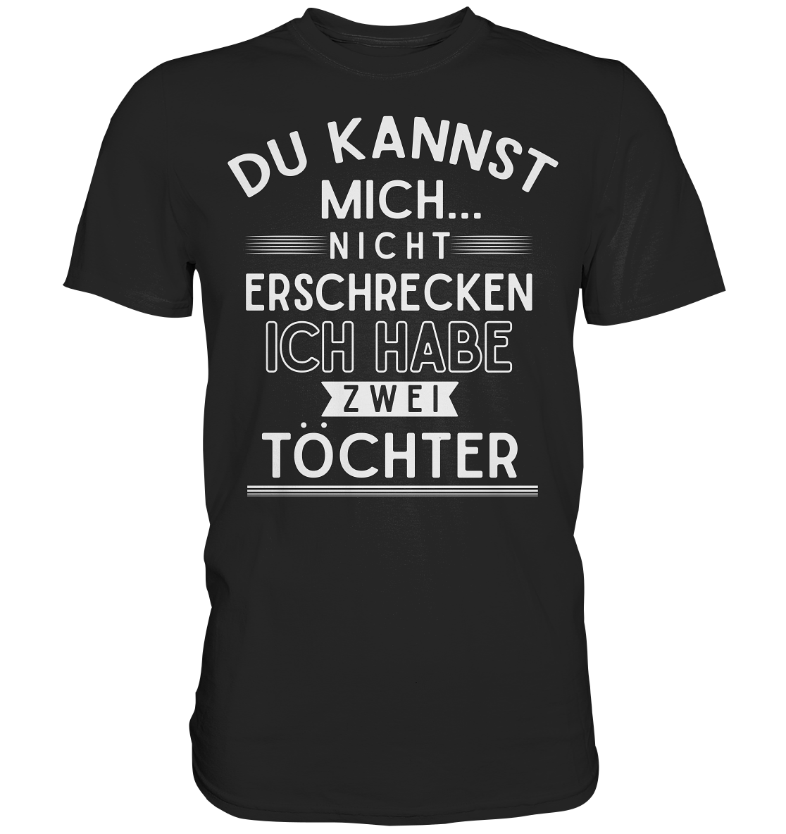 Vater von zwei Töchtern T-Shirt