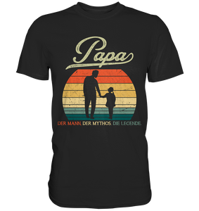 Papa Tochter Vater Geschenk Vatertag T-Shirt