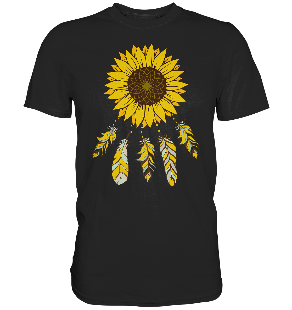 Traumfänger Sonnenblumen T-Shirt Garten Motiv Gärtner Geschenk