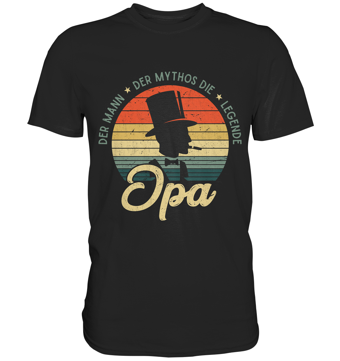 Opa die Legende Herren Premium T-Shirt