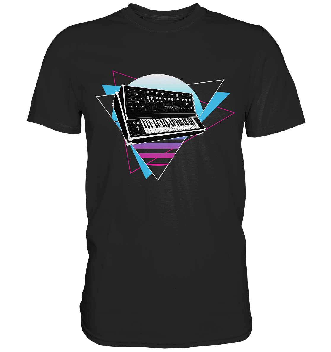 Modularer Synthesizer Analog Vaporwave Techno T-Shirt