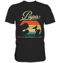 Papa Kind Vatertag Geschenk Vater T-Shirt