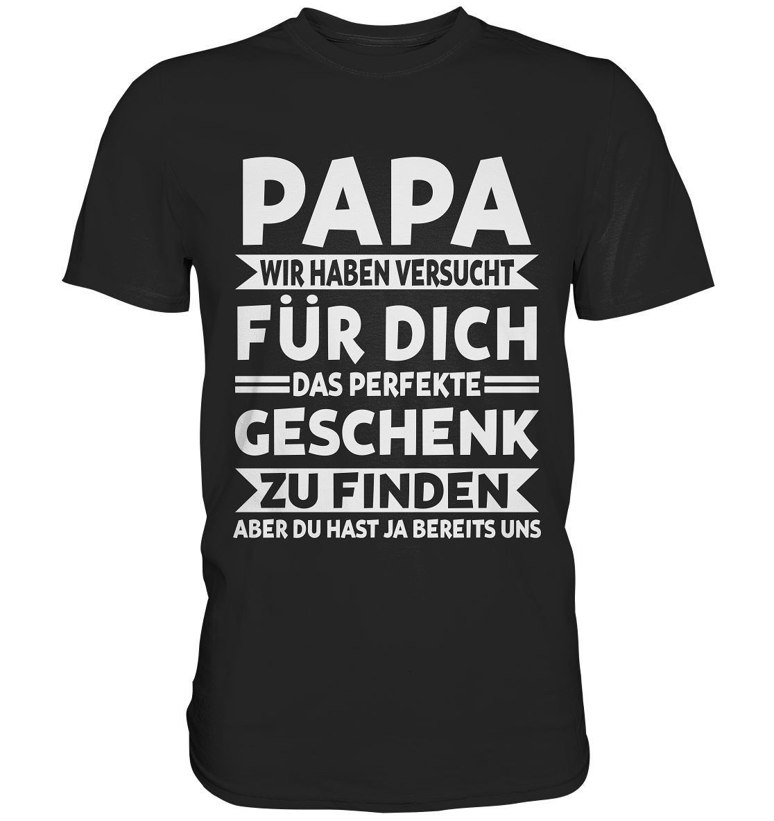 Papa Geschenk Vatertag Kinder Vater T-Shirt