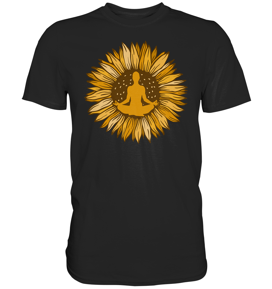 Yoga Sonnenblumen T-Shirt Gärtner Geschenk Garten Meditation
