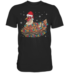Weihnachtsshirt Huhn Landwirtschaft Weihnachtsoutfit Weihnachten T-Shirt