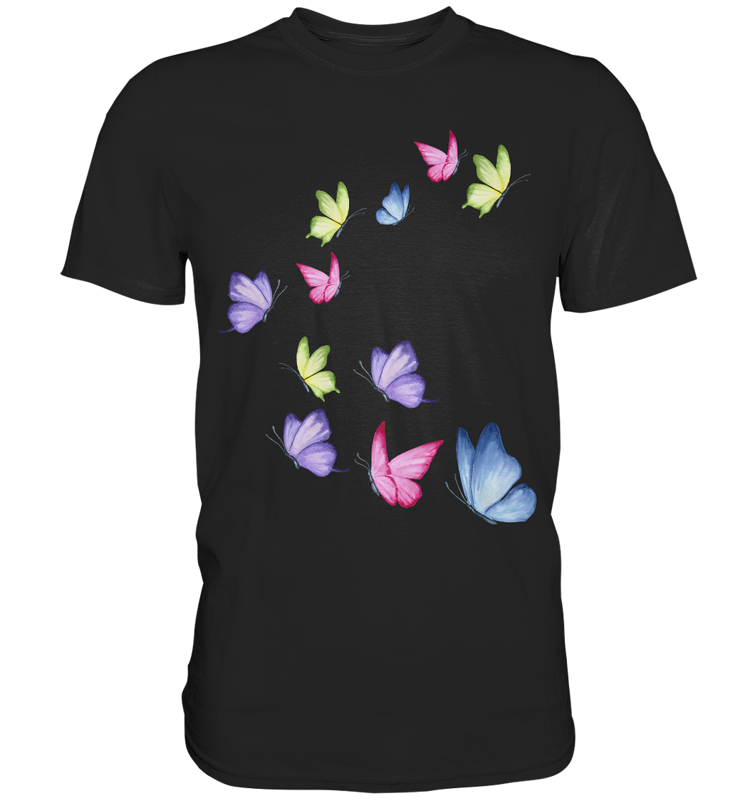 Bunte Schmetterlinge T-Shirt