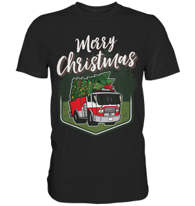 Merry Christmas Feuerwehr Weihnachten T-Shirt