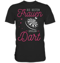 Dart Mädchen Dartspielerin Frauen Darts T-Shirt