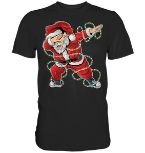 Dabbing Santa Lichterkette Weihnachtsmann T-Shirt