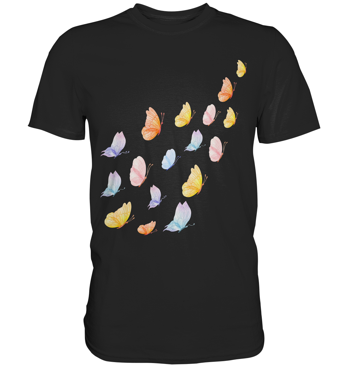 Aquarell Schmetterlinge T-Shirt