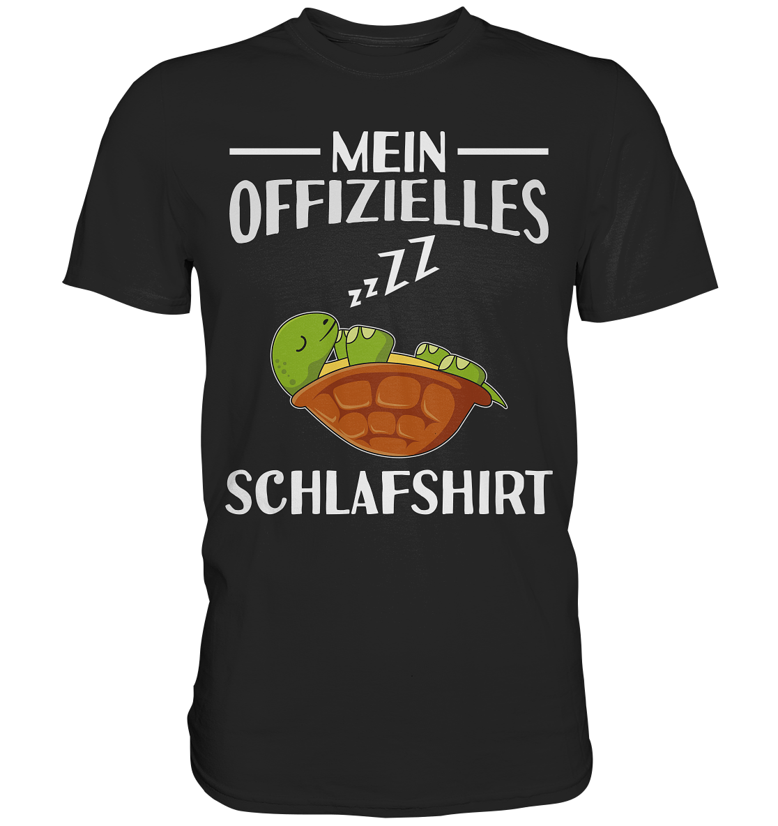 Offizielles Schlafshirt Nachthemd Schlafanzug Pyjama Schildkröte T-Shirt
