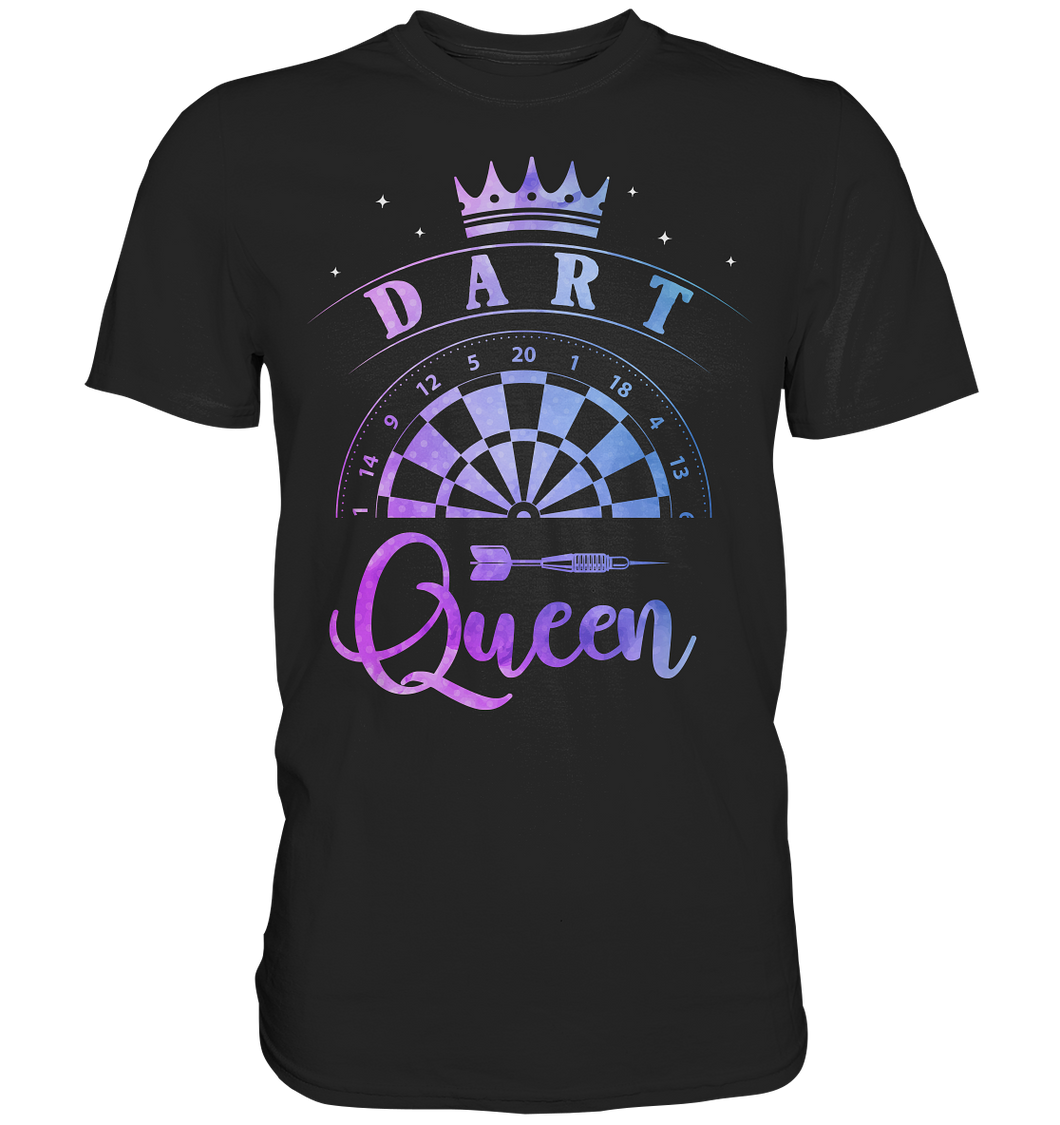Dart Queen Beste Dartspielerin T-Shirt