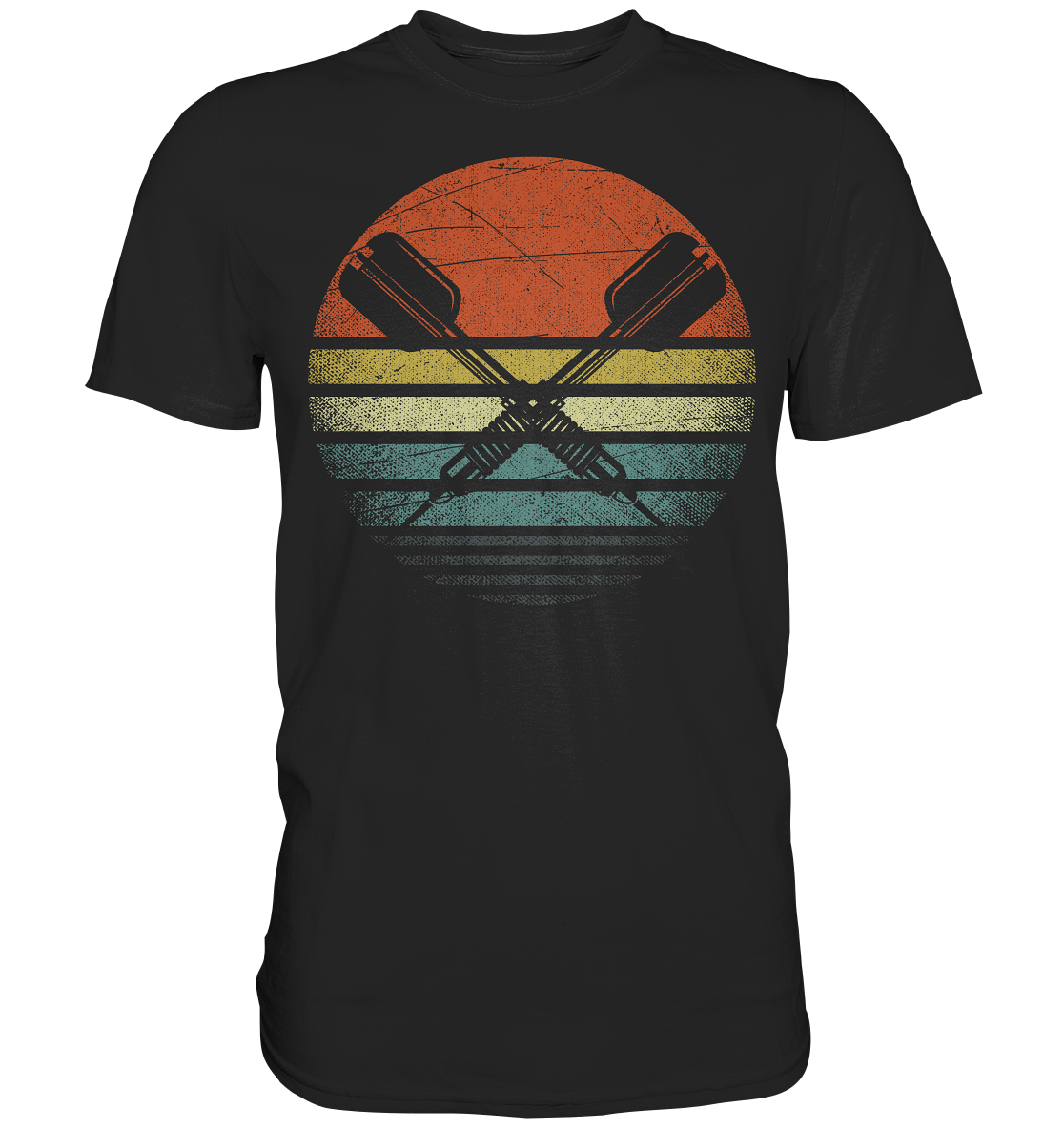 Vintage Dartpfeil Sunset Darts T-Shirt
