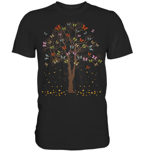 Frauen Schmetterling Baum T-Shirt