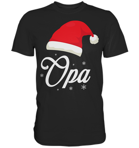 Opa Weihnachtsoutfit Familien Weihnachten Santa Claus Weihnachtsmann T-Shirt