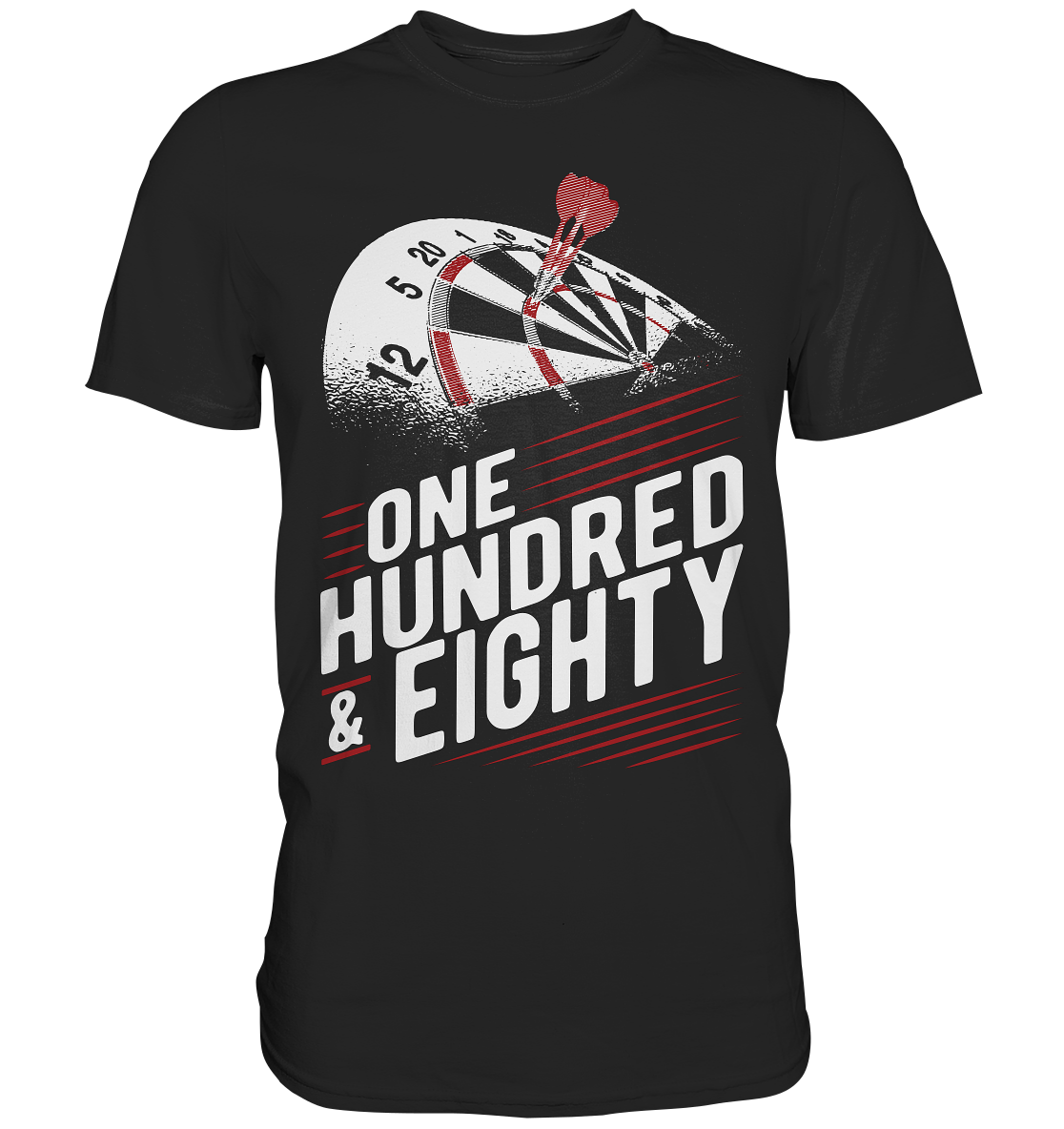 Vintage Dart Dartscheibe 180 Darts T-Shirt
