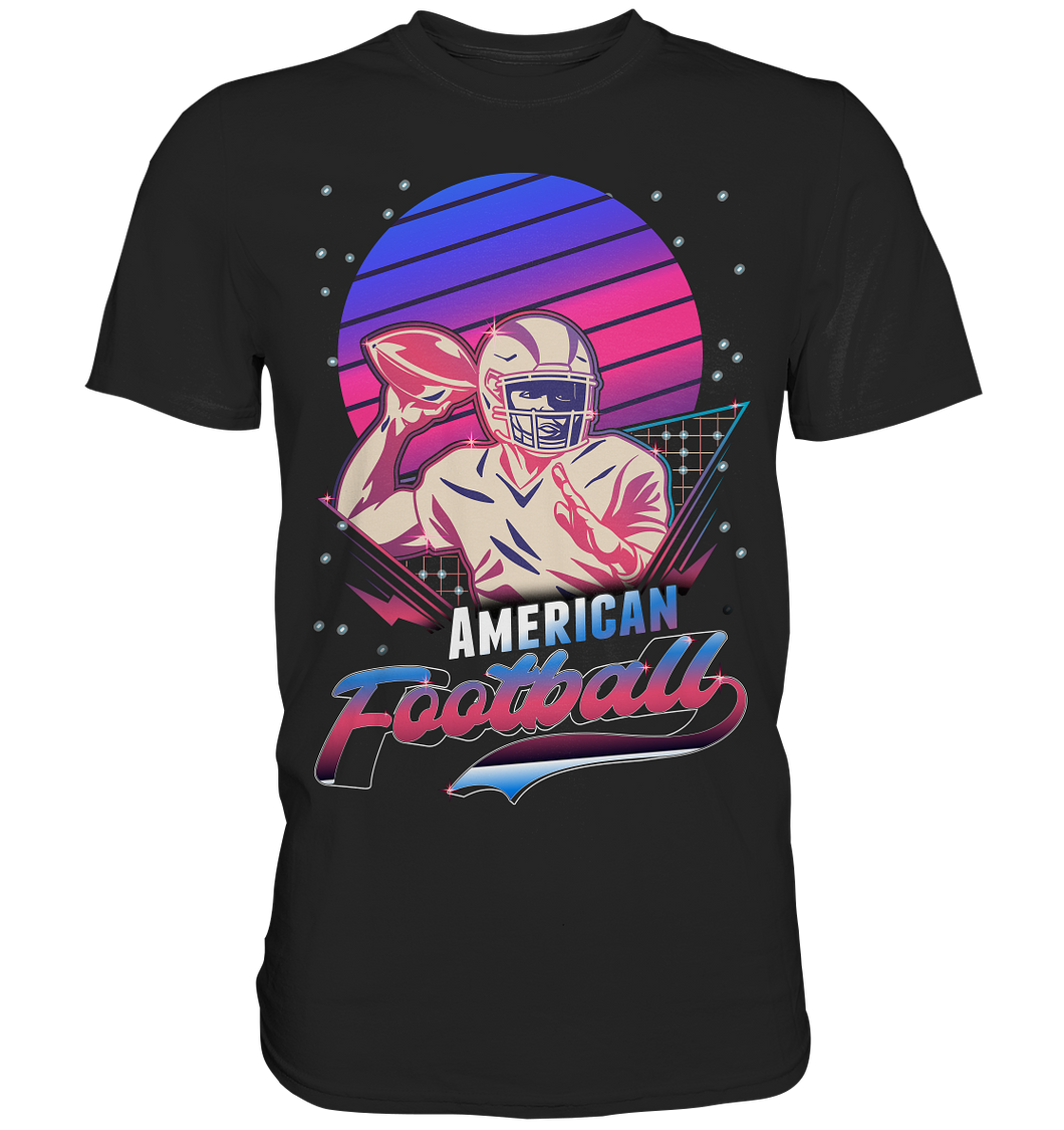 Vaporwave 80er 90er Ballsport American Football T-Shirt